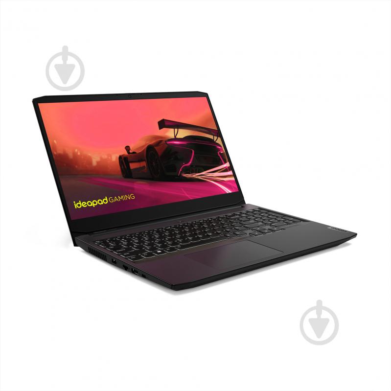 Ноутбук Lenovo ideapad Gaming 3 15ACH6 15,6" (82K200TERA) shadow black - фото 2