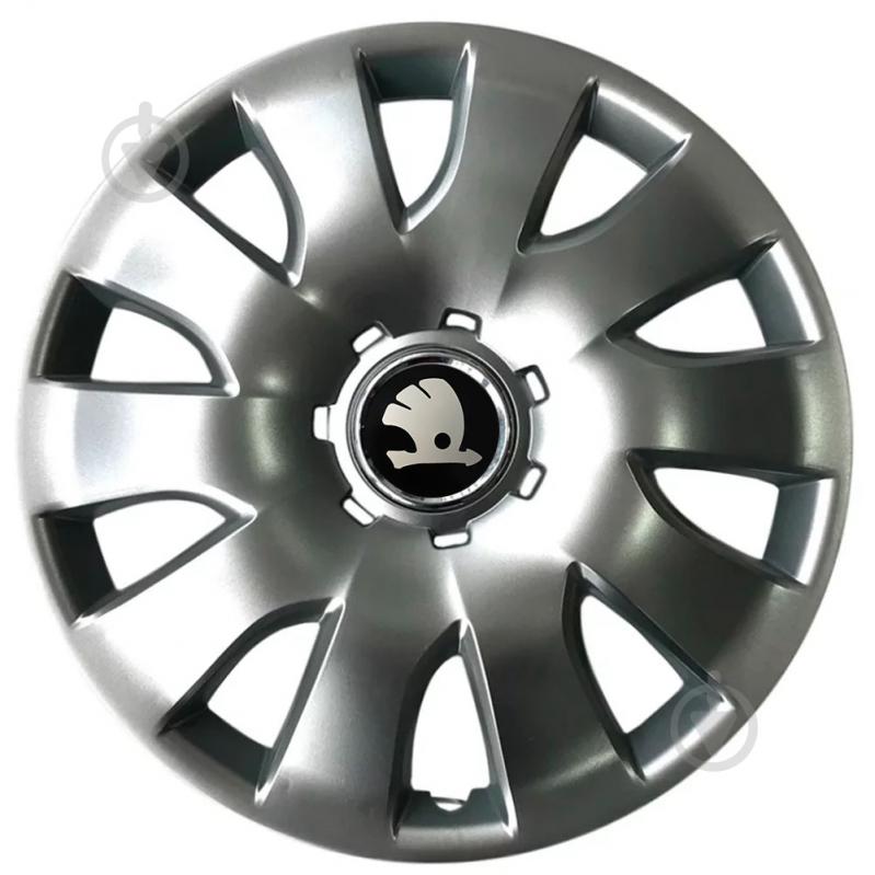 Ковпак для коліс SKS Skoda 425 104699 R16" 4 шт. срібний - фото 1