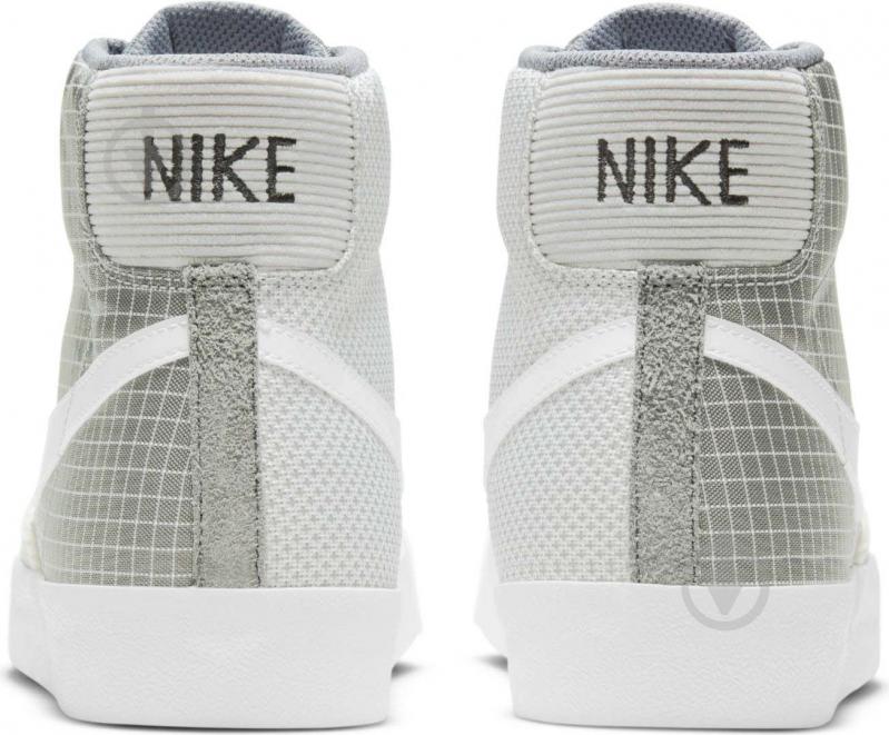 Кроссовки мужские демисезонные Nike Blazer Mid '77 DD1162-001 р.44 серые - фото 5 Кроссовки мужские демисезонные Nike Blazer Mid '77 DD1162-001 р.44 серые - фото 5