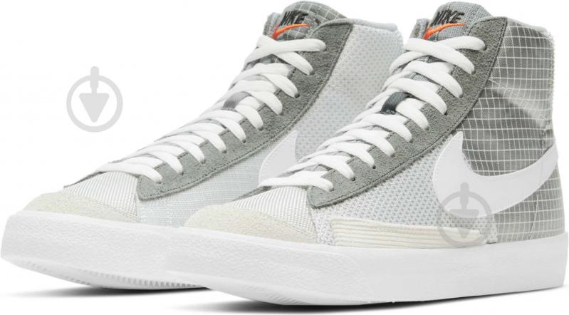 Кроссовки мужские демисезонные Nike Blazer Mid '77 DD1162-001 р.44 серые - фото 6 Кроссовки мужские демисезонные Nike Blazer Mid '77 DD1162-001 р.44 серые - фото 6