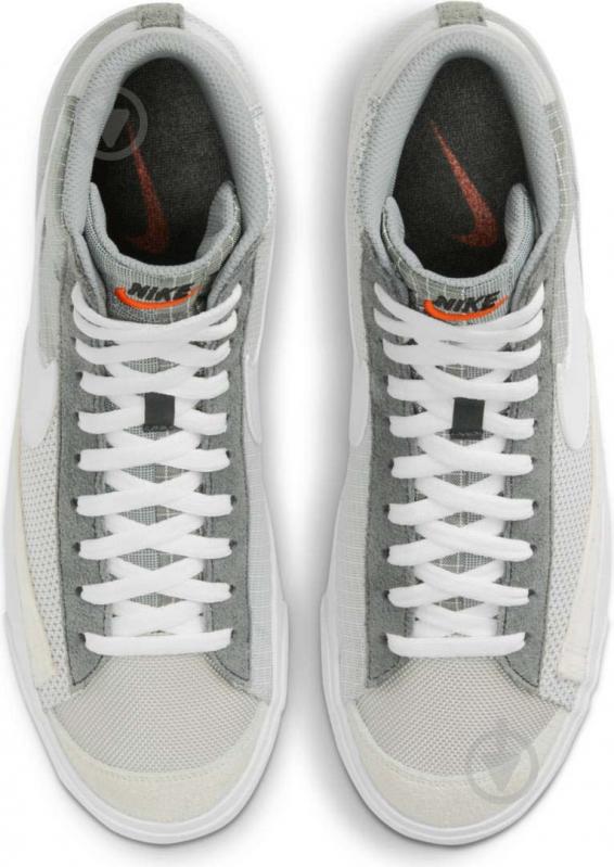 Кроссовки мужские демисезонные Nike Blazer Mid '77 DD1162-001 р.41 серые - фото 7 Кроссовки мужские демисезонные Nike Blazer Mid '77 DD1162-001 р.41 серые - фото 7
