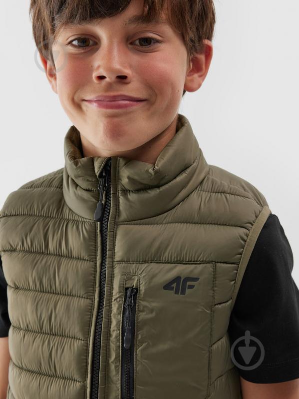 Жилет 4F VEST JACKET M040 4FJAW23TVJAM040-44S хаки - фото 2 Жилет 4F VEST JACKET M040 4FJAW23TVJAM040-44S хаки - фото 2