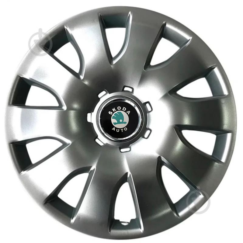 Колпак для колес SKS Skoda 425 104704 R16" 4 шт. серебряный - фото 1