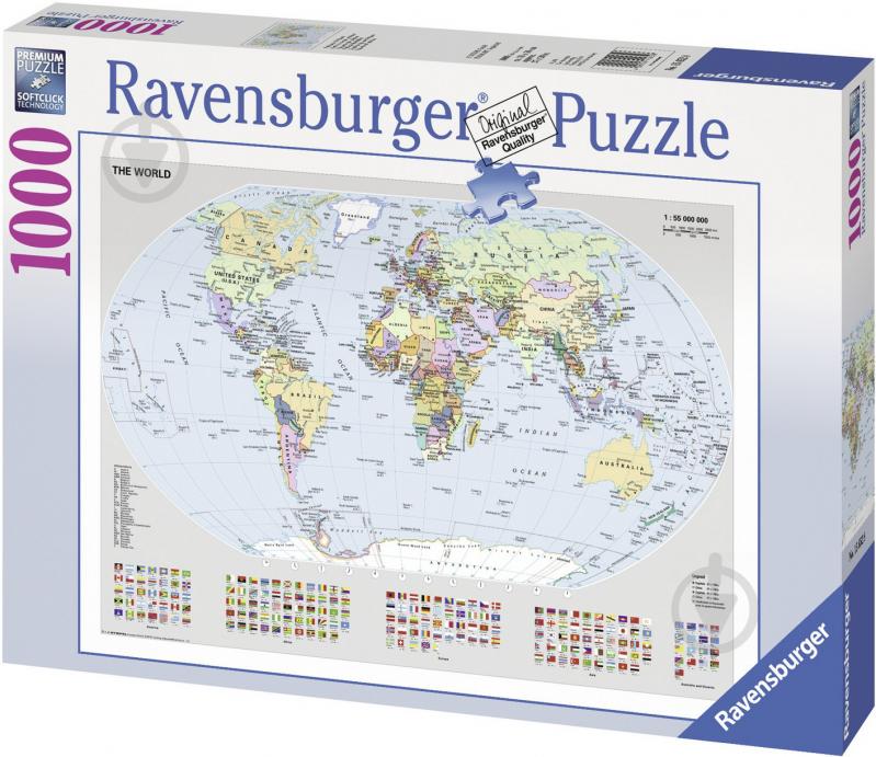 Пазл Ravensburger Політична карта світу RSV-156528 - фото 1