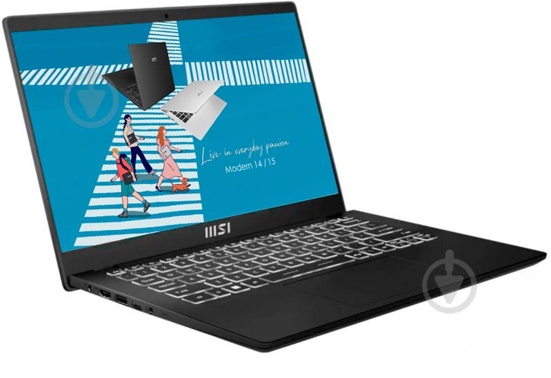 Ноутбук MSI Modern C11M-049XUA 14" (C11M-049XUA) black - фото 3