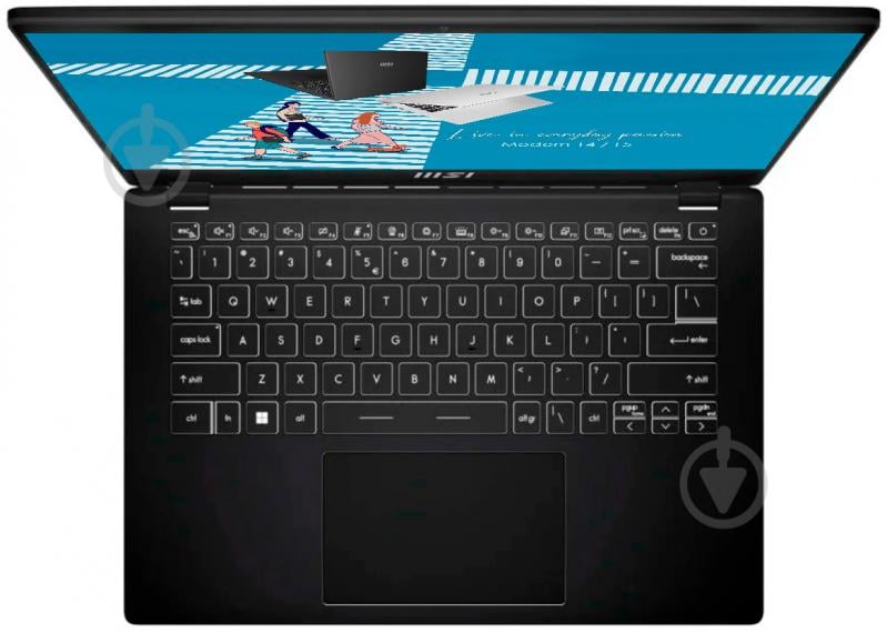 Ноутбук MSI Modern C11M-049XUA 14" (C11M-049XUA) black - фото 2