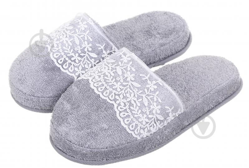 Взуття домашнє Durutex Lace р.36-40 сірий - фото 1