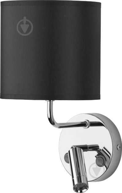 Бра TK Lighting ENZO 1xLED 1x60 Вт E27 хром/чорний 4232 - фото 1