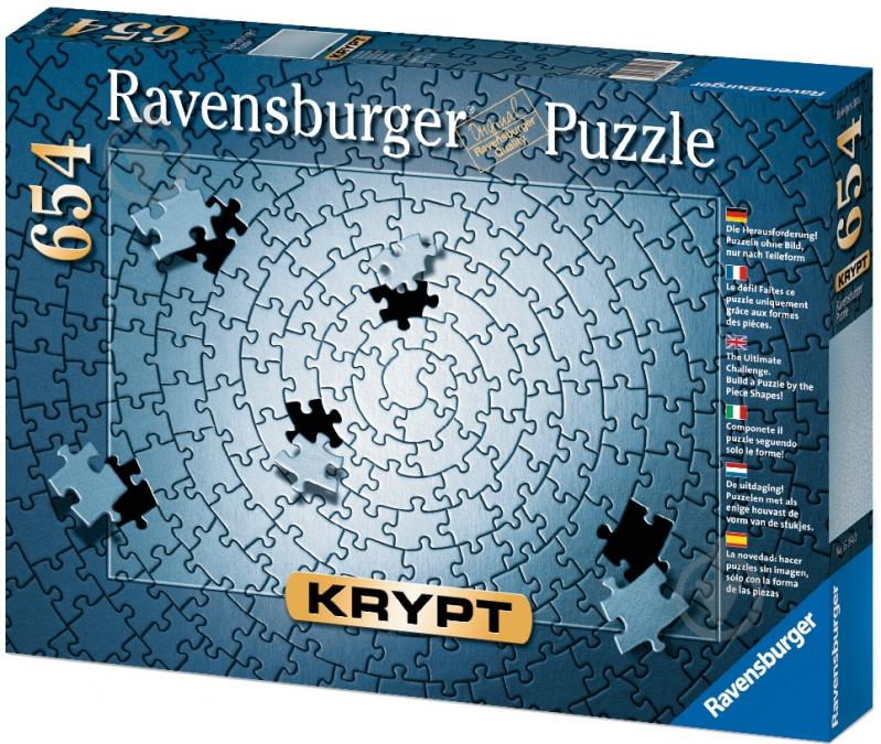 Пазл Ravensburger Крипт: серебристый RSV-159642 - фото 1