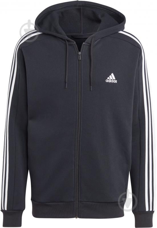 Джемпер Adidas M 3S FL FZ HD IB4029 р.M чорний - фото 6