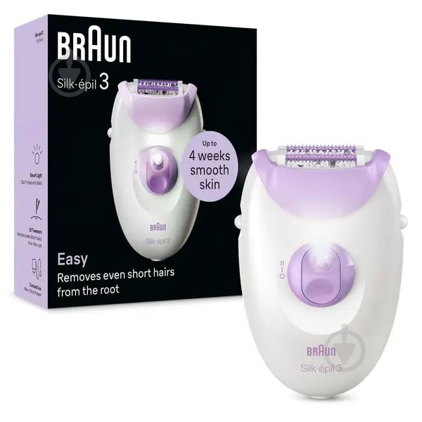 ВИТРИНА! Эпилятор Braun Silk-еpil 3 SE 3-000 - фото 2 ВИТРИНА! Эпилятор Braun Silk-еpil 3 SE 3-000 - фото 2