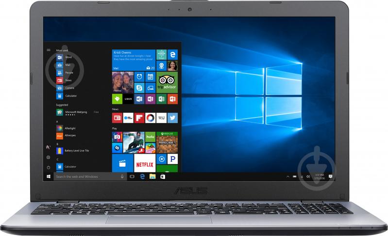 Ноутбук Asus VivoBook X542UN-DM040 15,6" (90NB0G82-M00470) dark grey - фото 1