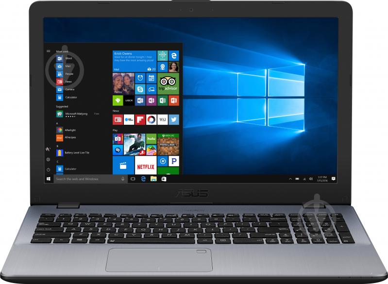 Ноутбук Asus VivoBook X542UN-DM041T 15,6" (90NB0G82-M00500) dark grey - фото 5