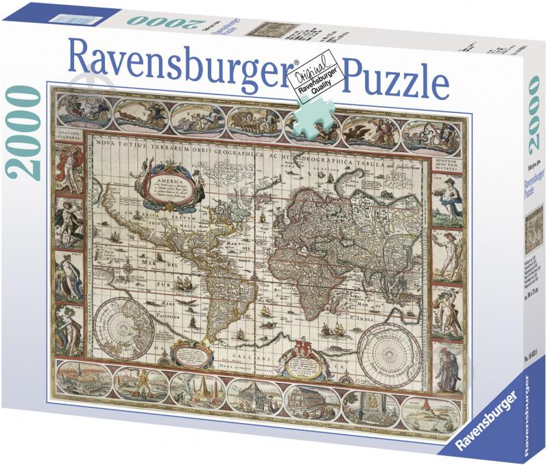 Пазл Ravensburger Карта мира 1650 года RSV-166336 - фото 1