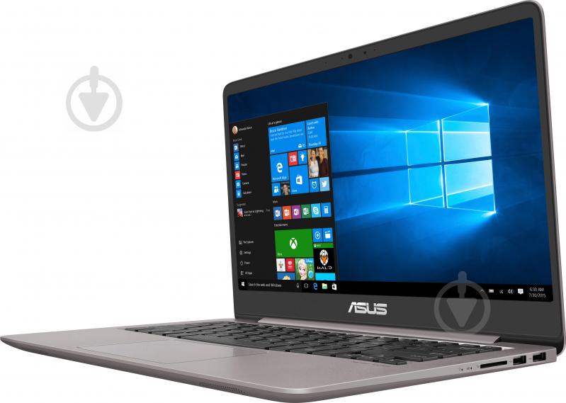 Ноутбук Asus ZenBook UX410UF-GV006R 14" (90NB0HZ3-M00260) quartz grey - фото 8