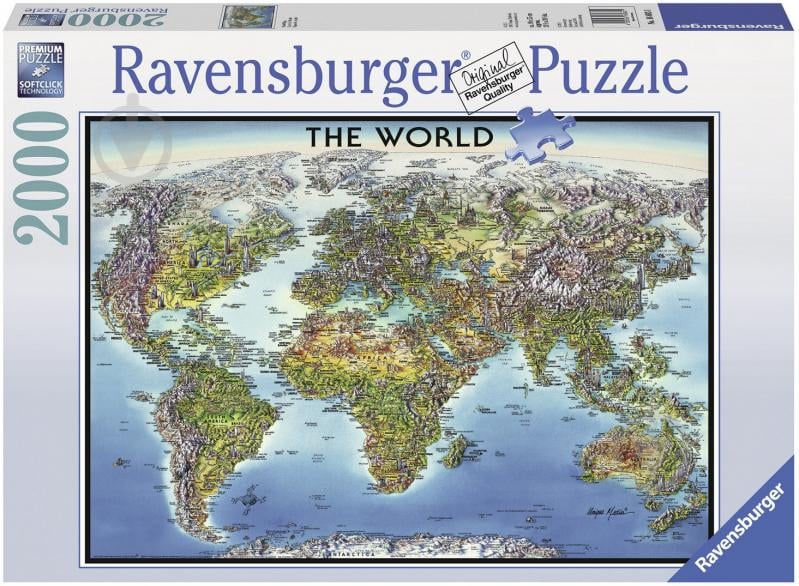 Пазл Ravensburger Карта мира RSV-166831 - фото 1