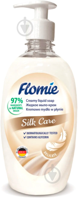 Крем-мыло Flomie жидкое Silk Care 500 мл - фото 1