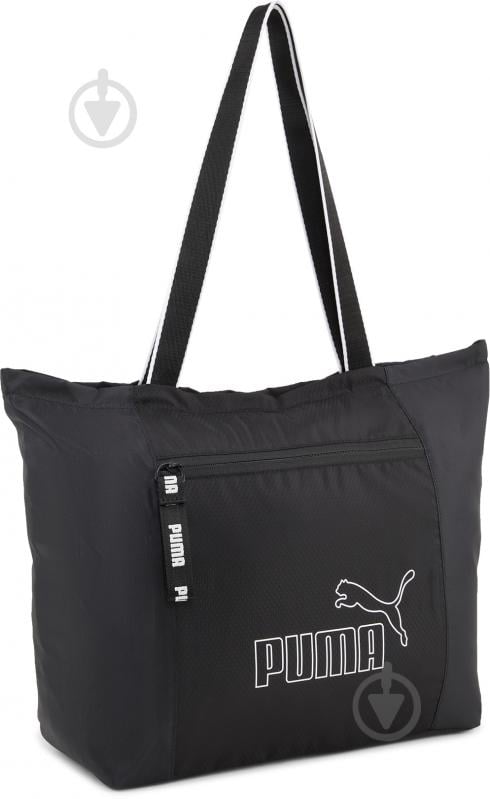 Спортивная сумка Puma CORE BASE LARGE SHOPPER 09063901 20 л черный - фото 1