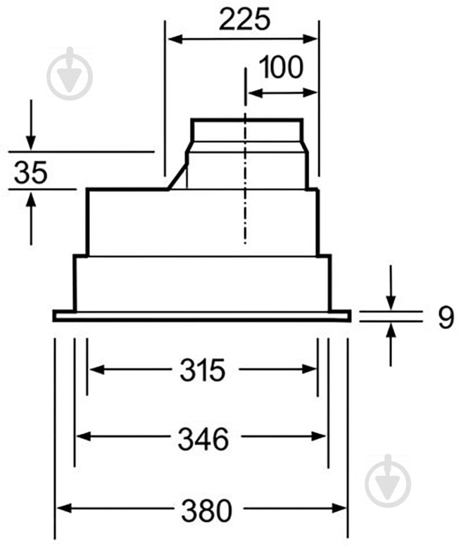 Витяжка Bosch DHL555BL вбудована - фото 5