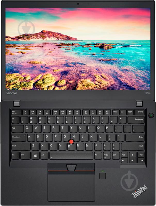 Ноутбук Lenovo ThinkPad T470s 14" (20HF0004RT) black - фото 6