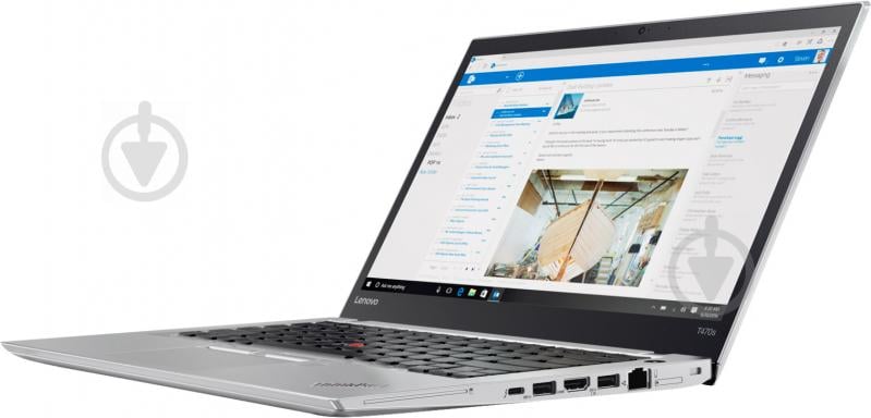 Ноутбук Lenovo ThinkPad T470s 14" (20HF004NRT) silver - фото 2