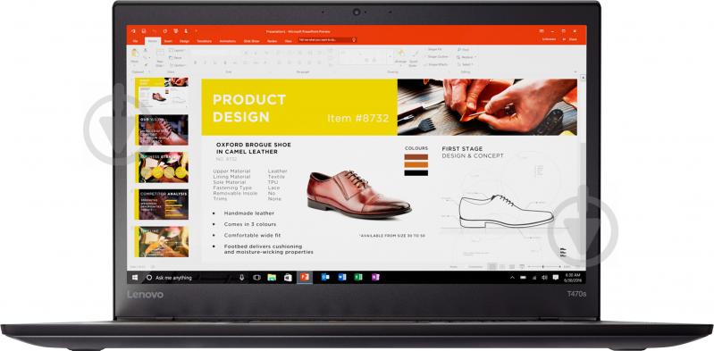 Ноутбук Lenovo ThinkPad T470s 14" (20HF004RRT) black - фото 1