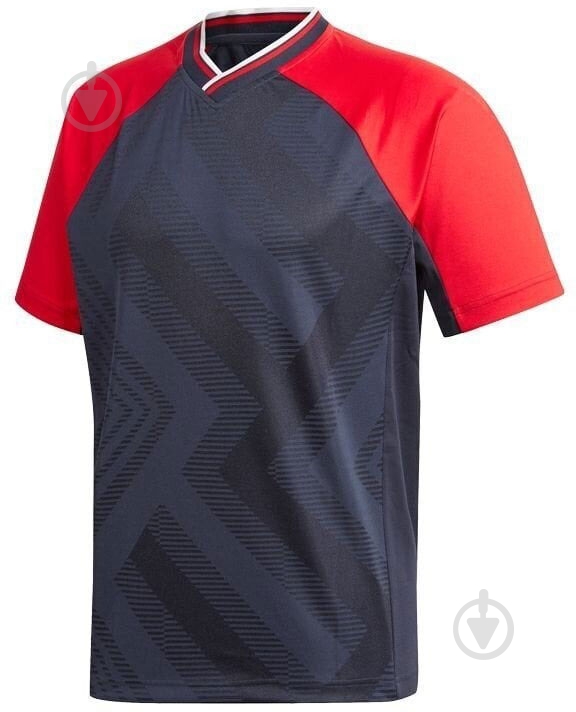 Футболка Adidas FR7210 р.M синій із червоним - фото 1