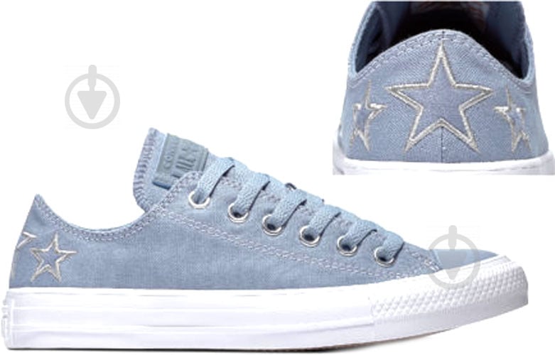 Кеды Converse CTAS OX 567098C р.36,5 голубой - фото 3