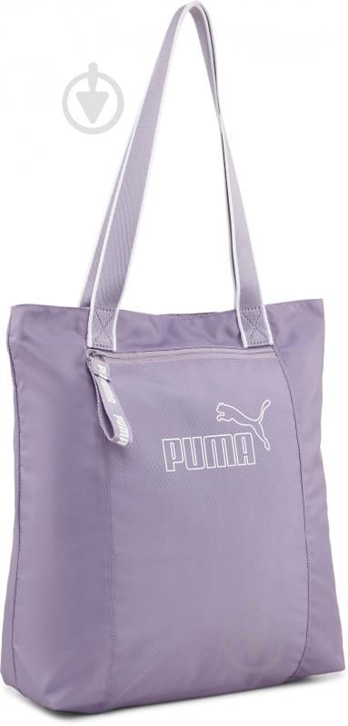 Спортивная сумка Puma CORE BASE SHOPPER 09064002 12 л сиреневый - фото 1