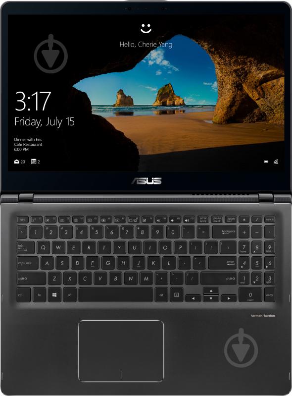 Ноутбук Asus ZenBook Flip UX561UA-BO008R 15,6" (90NB0G41-M00310) smoky grey - фото 7