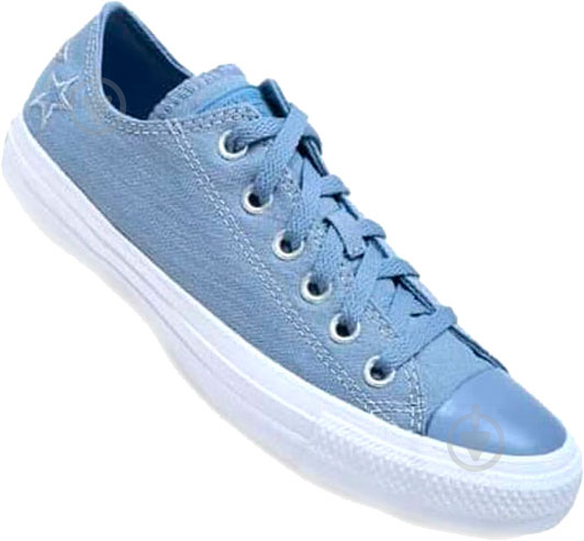 Кеды Converse CTAS OX 567098C р.39,5 голубой - фото 4