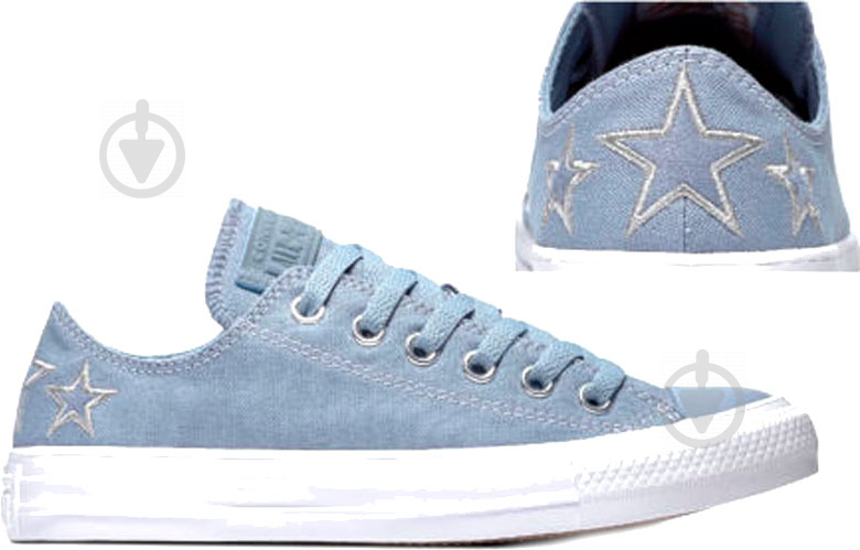 Кеды Converse CTAS OX 567098C р.39,5 голубой - фото 2