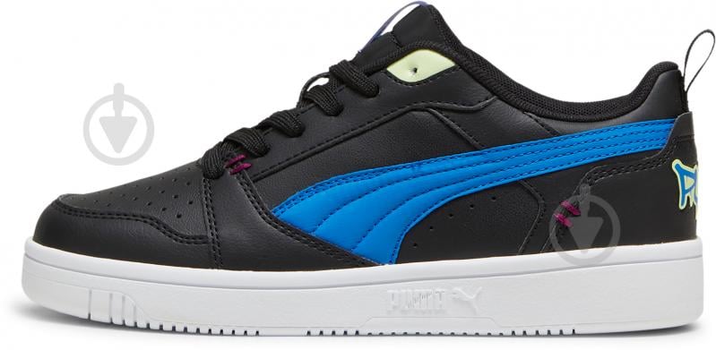 Кросівки для хлопчиків демісезонні Puma REBOUND V6 LO MID 90SJR 39794102 р.37 чорні - фото 1