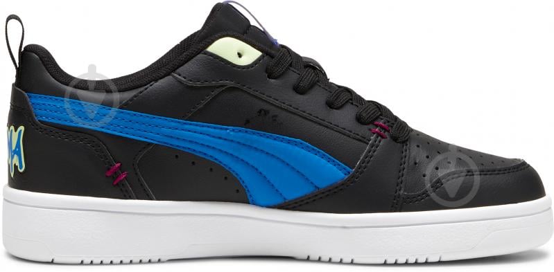 Кроссовки для мальчиков демисезонные Puma REBOUND V6 LO MID 90SJR 39794102 р.37 черные - фото 2