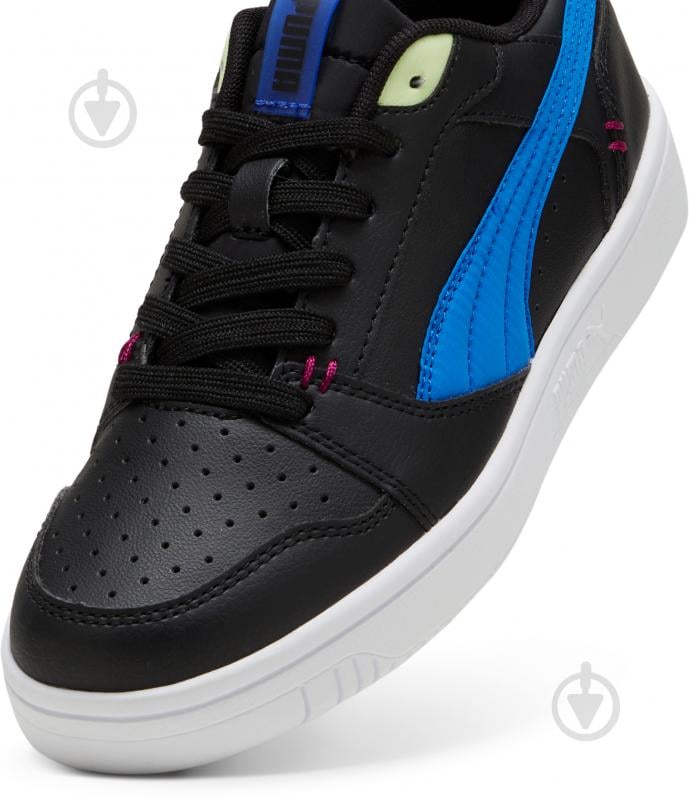 Кросівки для хлопчиків демісезонні Puma REBOUND V6 LO MID 90SJR 39794102 р.37 чорні - фото 5