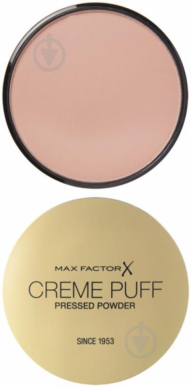 Пудра компактная Max Factor CREME PUFF №81 розово-бежевый 21 г - фото 1