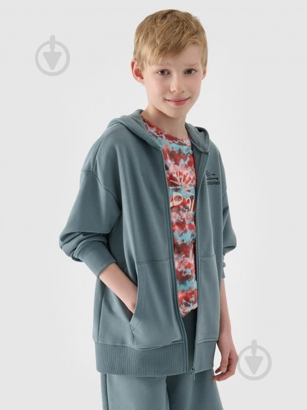 Джемпер 4F SWEATSHIRT M1522 4FJWSS25TSWSM1522-46S р.158 зеленый - фото 1 Джемпер 4F SWEATSHIRT M1522 4FJWSS25TSWSM1522-46S р.158 зеленый - фото 1