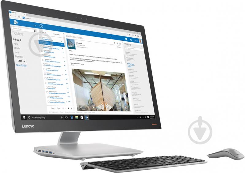 Моноблок Lenovo IdeaCentre AIO 910-27ISH 27" (F0C20098UA) silver - фото 2