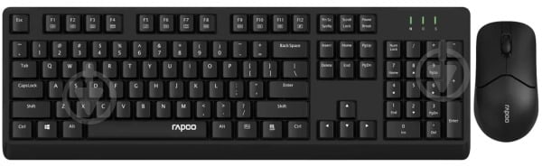 Комплект клавіатура та миша RAPOO X1500 black Wireless - фото 1