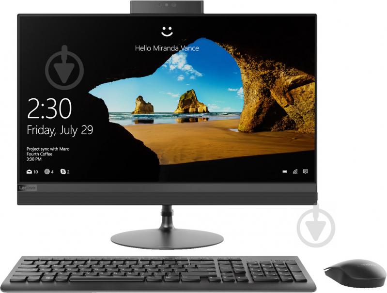 Моноблок Lenovo IdeaCentre AIO 520-24IKU 23,8" (F0D2002HUA) black - фото 1