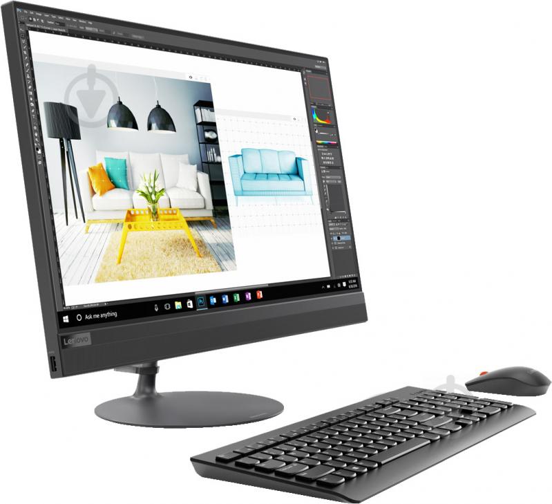 Моноблок Lenovo IdeaCentre AIO 520-24IKU 23,8" (F0D2002HUA) black - фото 2