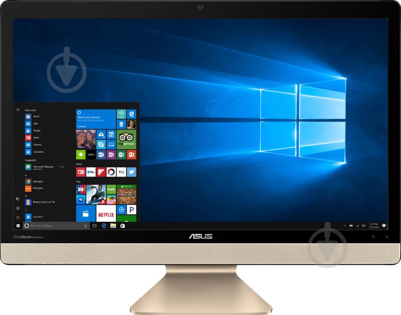 Моноблок Asus V221ICUK-BA050T 21,5" (90PT01U1-M00980) black/gold - фото 1