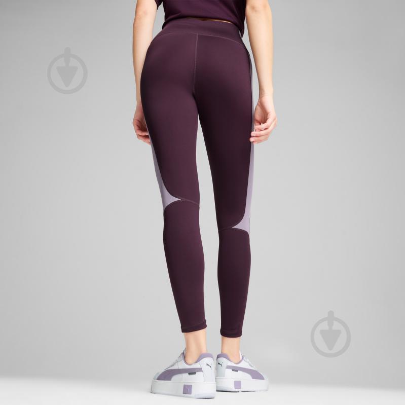 Лосины Puma EVOSTRIPE TIGHTS 68167144 р.XS фиолетовый - фото 4