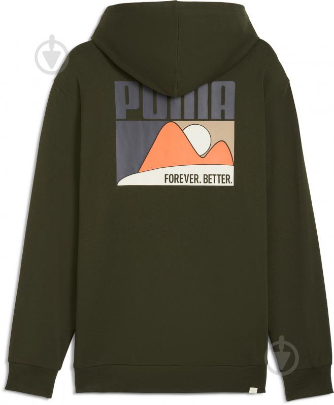 Джемпер Puma BETTER SPORTSWEAR HOODIE 68175970 р.S хакі - фото 2