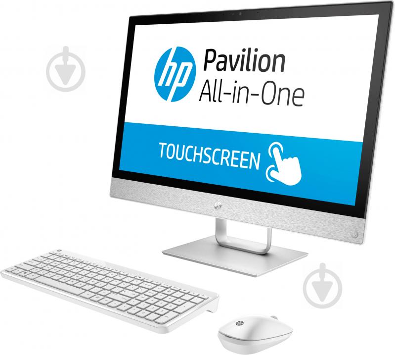 Моноблок HP Pavilion All-in-One 24-r010ur 23,8" (2MJ08EA) white - фото 3