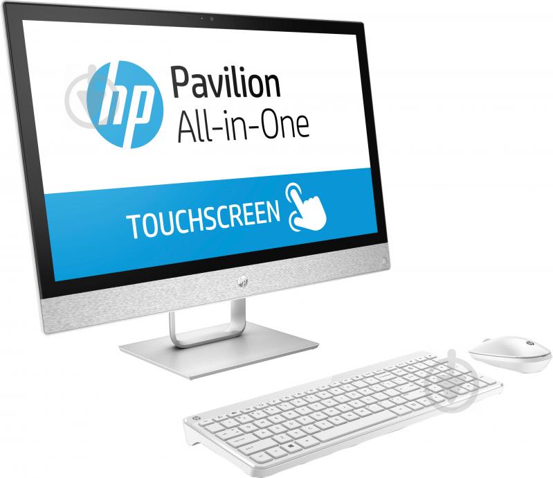 Моноблок HP Pavilion All-in-One 24-r010ur 23,8" (2MJ08EA) white - фото 2