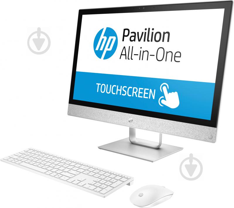 Моноблок HP Pavilion All-in-One 24-r020ur 23,8" (2MJ14EA) white - фото 3