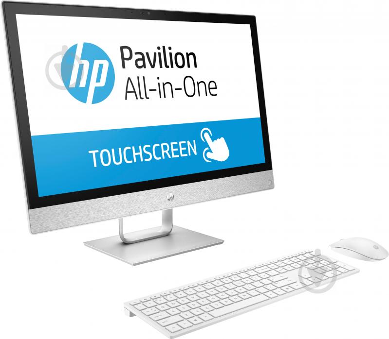 Моноблок HP Pavilion All-in-One 24-r020ur 23,8" (2MJ14EA) white - фото 2