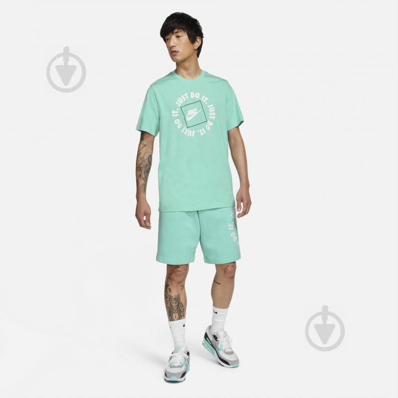 Футболка Nike M NSW TEE JDI HBR 1 DA0238-307 р.M бирюзовый - фото 4