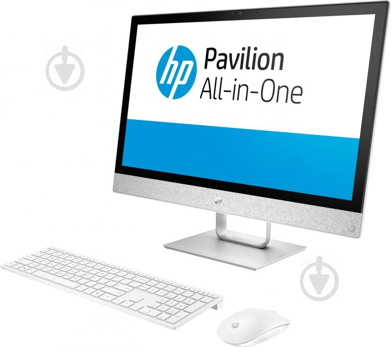 Моноблок HP Pavilion All-in-one 27-r070ur 27" (2MJ20EA) white - фото 3